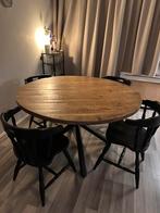 Ronde eettafel Nora troubadour, Huis en Inrichting, Tafels | Eettafels, Ophalen, Gebruikt, Rond, 100 tot 150 cm