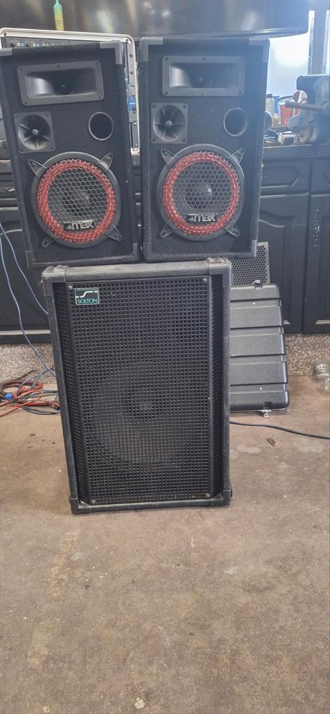 Compacte Speakerset solton Subwoofer Kleine Top speakers, Audio, Tv en Foto, Luidsprekers, Gebruikt, Complete surroundset, 120 watt of meer