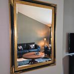 Grote Zwart met Gouden Spiegel, Huis en Inrichting, Woonaccessoires | Spiegels, Ophalen, Zo goed als nieuw, 75 tot 100 cm, 150 tot 200 cm