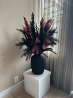 Droogbloemen boeket incl. vaas, Ophalen, Zo goed als nieuw