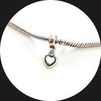 Pandora hanger Dubbel Hart 790373 / retired, Gebruikt, Pandora, Ophalen of Verzenden, 1 bedel