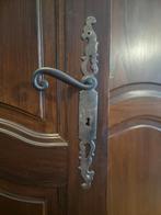 Frans deurbeslag: 20 schilden & 8 klinken, Ophalen of Verzenden, Koper of Messing, Klink of Kruk