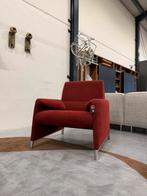 Nieuw Leolux Felizia Fauteuil Alcantara rood design stoel, Huis en Inrichting, Ophalen of Verzenden, Nieuw
