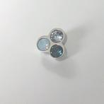 Zilverkleurige Melano twisted trio blauw, Sieraden, Tassen en Uiterlijk, Bedels, Verzenden
