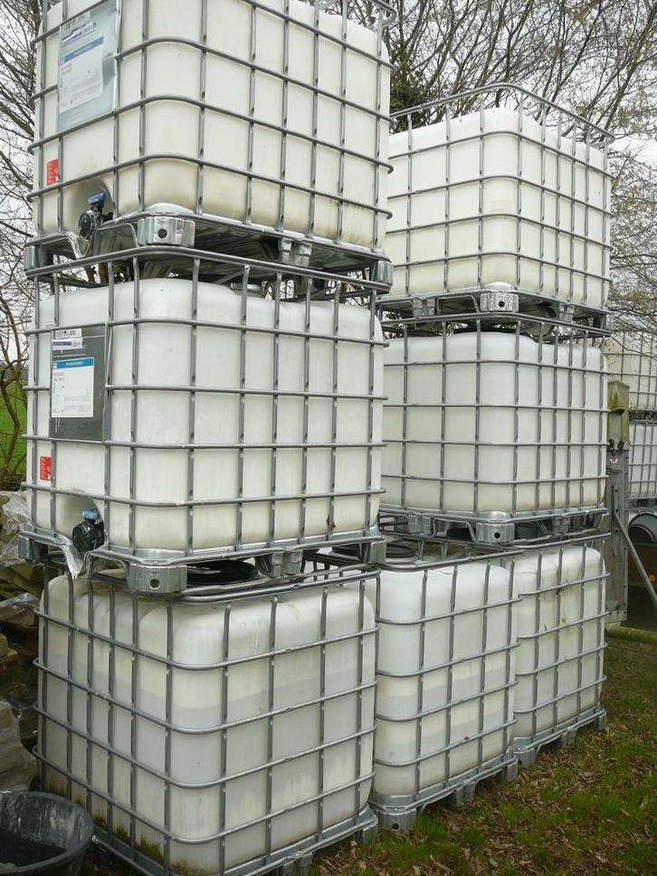 IBC  600 of 1000 liter adapters kranen koppelset, Tuin en Terras, Regentonnen, Zo goed als nieuw, Kunststof, 150 liter of meer