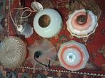Lot vintage lampen, lampenkap, Huis en Inrichting, Gebruikt, ., Vintage, Ophalen of Verzenden