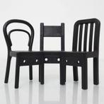 ZWARTE IKEA WANDHAKEN (3 STOELTJES IN 1 SETJE 2 X), Kunststof, Wandhaken, Nieuw, Ophalen of Verzenden