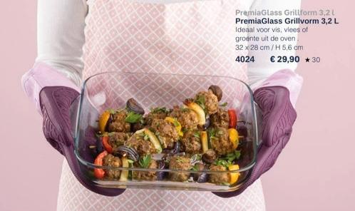 Tupperware Premiaglass Grill 3,2 liter, Huis en Inrichting, Keuken | Tupperware, Nieuw, Schaal, Ophalen of Verzenden