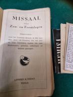 Missaal zon en feestdagen linssen en derkx , 1938, Verzamelen, Ophalen of Verzenden