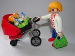 Playmobil mama met tweelingwagen (5573), Ophalen, Gebruikt, Complete set