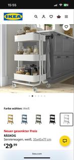 Witte IKEA trolley - Praktisch en in goede staat!, Huis en Inrichting, Keuken | Keukenbenodigdheden, Ophalen, Zo goed als nieuw