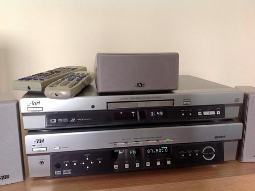 JVC Home Cinema-set--Stereo set met 6 luidsprekers., Audio, Tv en Foto, Home Cinema-sets, Zo goed als nieuw, Dvd-speler, JVC, Ophalen