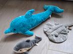 Dolfijnen en Rog Knuffels - Set van 3, Ophalen of Verzenden, Gebruikt, Overige typen