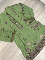 Vintage Ethnic embroidery mintgroen set maat M, Ophalen of Verzenden, Zo goed als nieuw