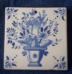 tegeltje blauw-wit bloemen utrecht, Ophalen of Verzenden
