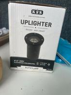 3x KS Uplighter Buitenlamp - Rond Mat Zwart, Ophalen, Led-lamp, Minder dan 30 watt, Nieuw