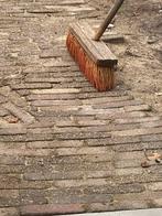 15/20 m2 betonklinkers (gratis), Tuin en Terras, Tegels en Klinkers, Ophalen of Verzenden, Gebruikt, Beton, Klinkers