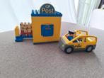 Duplo Postkantoor met Auto en Figuur, Ophalen of Verzenden, Gebruikt, Complete set, Duplo