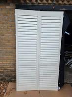 Houten Shutters met montage frame, Ophalen, Zo goed als nieuw, Minder dan 100 cm