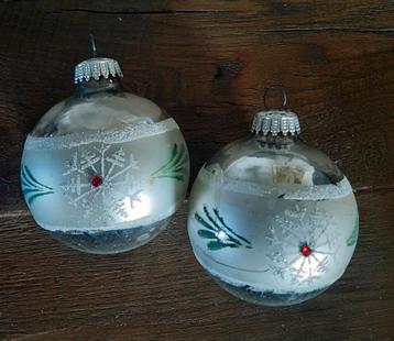 Vintage kerstballen "West Germany" beschikbaar voor biedingen