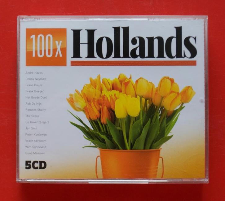 5cd-box 100x Hollands met Frans Bauer, Benny Neyman, Shaffy, Cd's en Dvd's, Cd's | Verzamelalbums, Zo goed als nieuw, Nederlandstalig
