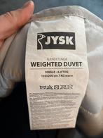 Verzwarings deken jysk, Eenpersoons, Ophalen of Verzenden, Grijs, Deken of Dekbed