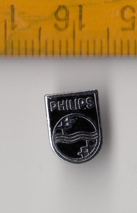 Philips logo Radio embleem schildje Emaille B, Ophalen of Verzenden