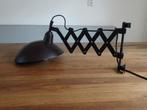 Mooie bruine wandlamp / scharnierlamp industriële stijl, Ophalen of Verzenden, Zo goed als nieuw, Metaal, Industrieel
