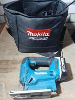 Makita Decoupeerzaag op accu + Tas, Doe-het-zelf en Verbouw, Gebruikt, Decoupeerzaag, Ophalen of Verzenden, Makita