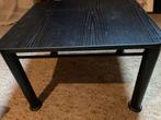 Zwarte Salontafel Vierkant Metaal, Ophalen, Gebruikt, 50 tot 100 cm, Vierkant