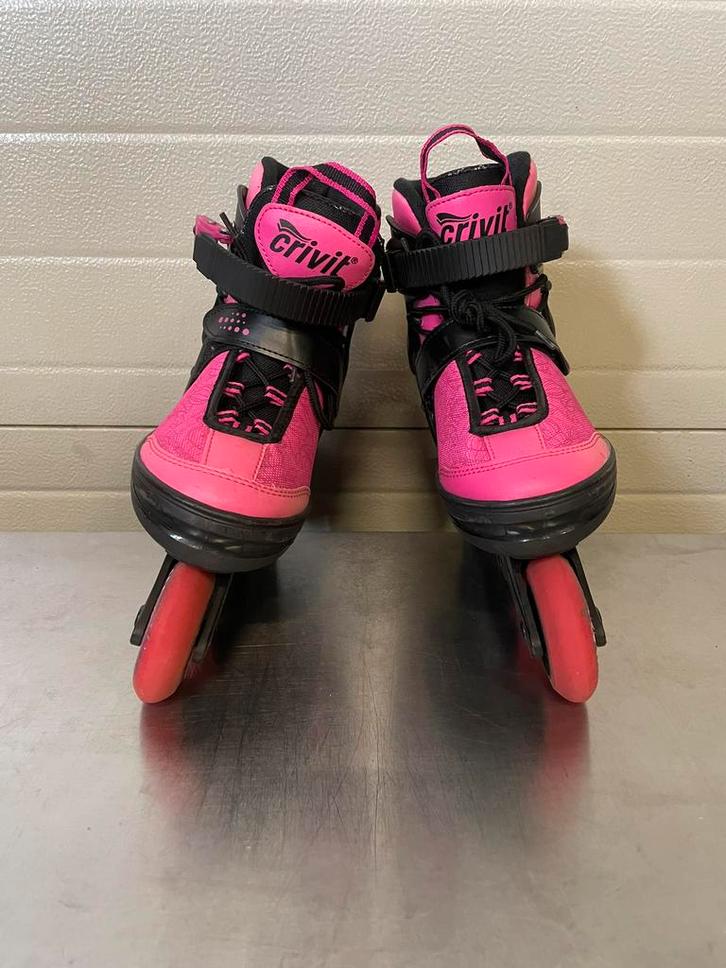 Skeelers maat 35 - 39 incl. val bescherming, Sport en Fitness, Skeelers, Zo goed als nieuw, Inline skates 4 wielen, Overige merken