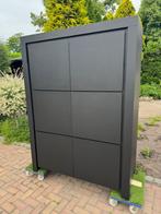 6-deurs eiken kast mat zwart, Huis en Inrichting, Ophalen, Strak, 100 tot 150 cm, Eikenhout