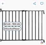 Uitschuifbaar Traphekje 62-102cm, Kinderen en Baby's, Traphekjes, Ophalen, 100 tot 115 cm, Zo goed als nieuw, Klemhekje