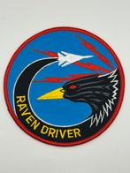 Raven Driver patch, Verzamelen, Luchtvaart en Vliegtuigspotten, Verzenden, Zo goed als nieuw, Patch, Badge of Embleem