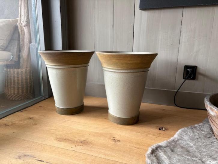 Prachtige potten vazen, Tuin en Terras, Bloempotten, Zo goed als nieuw, Aardewerk, Binnen, Balkon, 40 tot 70 cm, 25 tot 40 cm