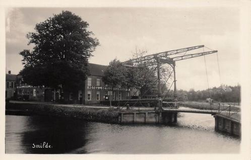 U666 Smilde Hotel de Oude Veenhoop - van der List FOTOKAART, Verzamelen, Ansichtkaarten | Nederland, Drenthe, 1920 tot 1940, Verzenden