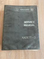 Kadett D Werkplaats map service manual, Ophalen of Verzenden, Gelezen