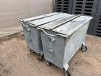 Afvalcontainer/Rolcontainer, Ophalen, Gebruikt, 40 liter of meer, Metaal