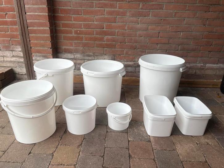 Diverse emmers 5tot 35 litter, Huis en Inrichting, Emmers, Nieuw, Kunststof, Ophalen of Verzenden