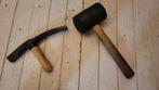 Rubberen hamer en stratenmakershamer set, Doe-het-zelf en Verbouw, Gereedschap | Handgereedschap, Ophalen, Gebruikt