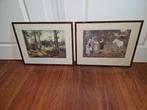 Twee Ingelijste Prints, Antiek en Kunst, Ophalen of Verzenden