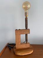 Lamp van een oude lijmklem, Ophalen of Verzenden, Zo goed als nieuw, Minder dan 50 cm
