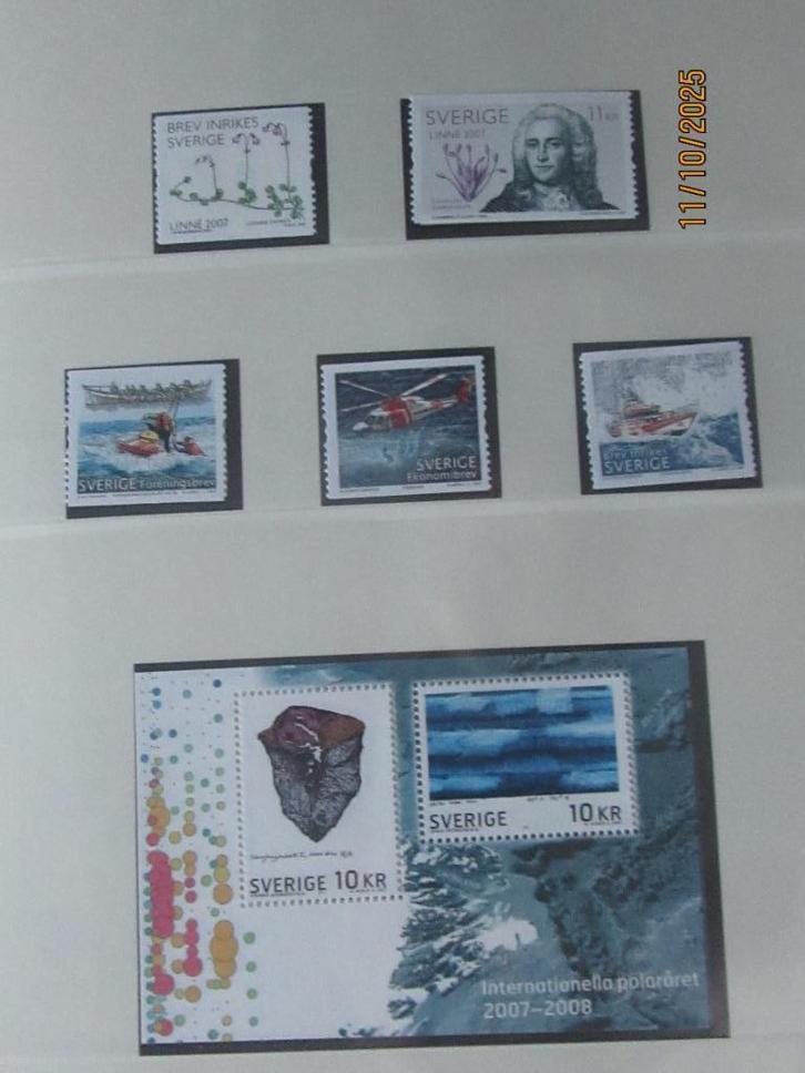 Nico Verzameling Zweden 2007-2015 Postfris, Postzegels en Munten, Postzegels | Volle albums en Verzamelingen, Buitenland, Ophalen of Verzenden