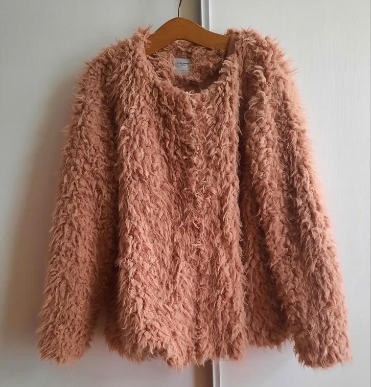 Heerlijk warm nepbont jasje/ vest maat 44-46, Kleding | Dames, Grote Maten, Zo goed als nieuw, Jasje of Colbert, Ophalen of Verzenden