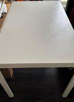 White Ikea Table, Huis en Inrichting, Tafels | Eettafels, Ophalen, 100 tot 150 cm, 50 tot 100 cm, Zo goed als nieuw