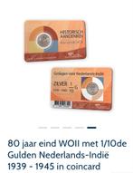 1/10 Gulden Nederlands-Indië 1939-1945 - 80 jaar WOII, Ophalen, 10 cent, Losse munt, Zilver