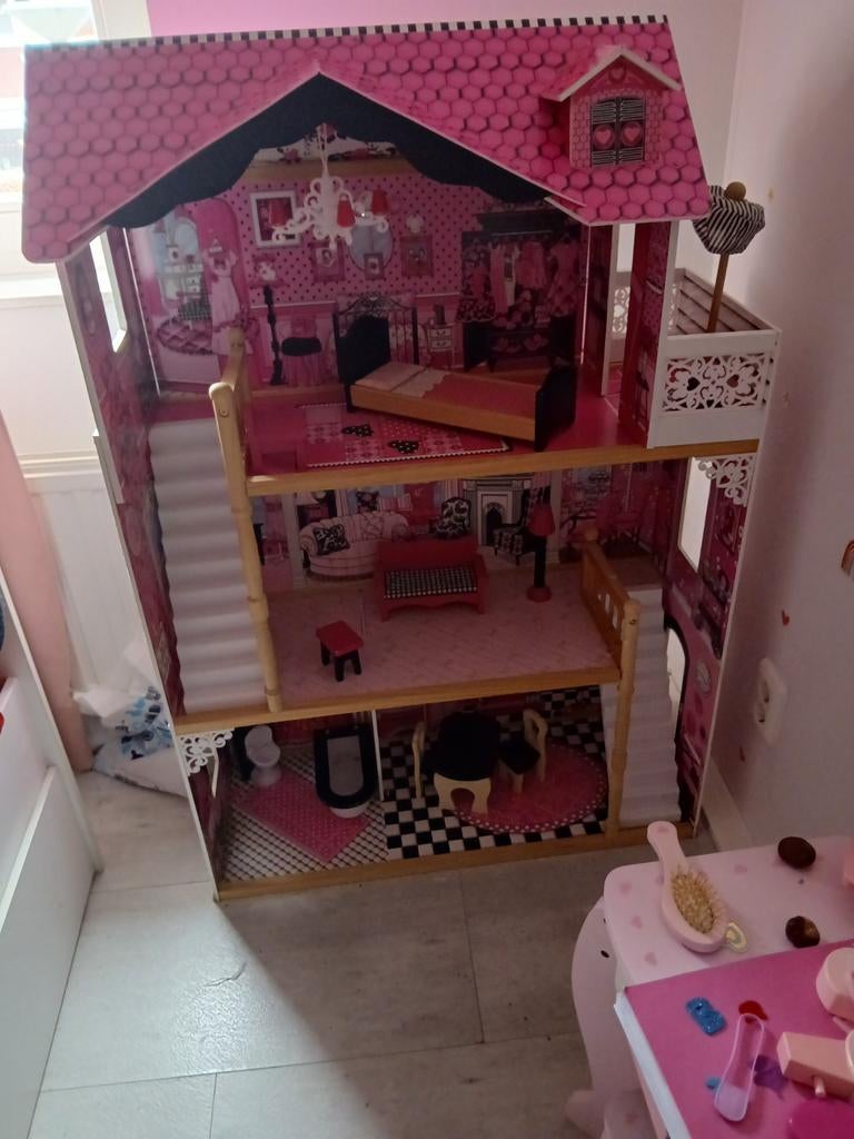 Kidkraft poppenhuis groot, Ophalen of Verzenden, Gebruikt, Poppenhuis