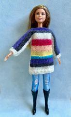 Gebreide barbie truien, mutsen, slofjes, meer foto’s! Sale, Kinderen en Baby's, Speelgoed | Poppen, Ophalen of Verzenden, Zo goed als nieuw