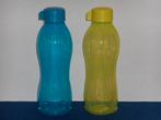Tupperware Ecofles / Eco Fles 750 ml. Blauw / Lime, Ophalen of Verzenden, Nieuw, Blauw, Overige typen