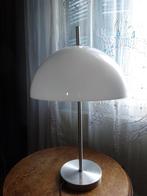Raak Amsterdam: seventies witte vintage mushroom lamp  185, Ophalen, Gebruikt, Metaal, Minder dan 50 cm